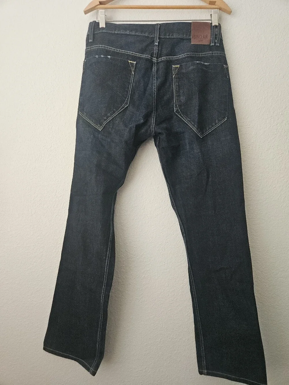 the sinclair MFGRP. thiel dark wash straight leg jeans, 31 100% cotton - Picture 2 of 9